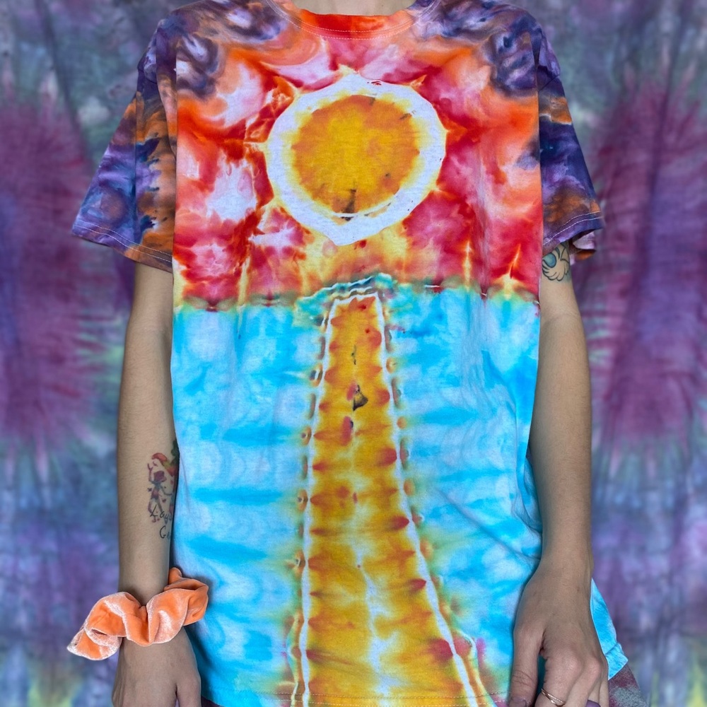 Sunset on the Beach Tie Dye Shirt